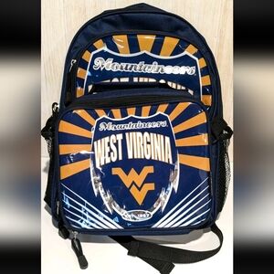 NCAA West Virginia Mountaineers Backpack & Insulated Lunch Box 2 Piece Set